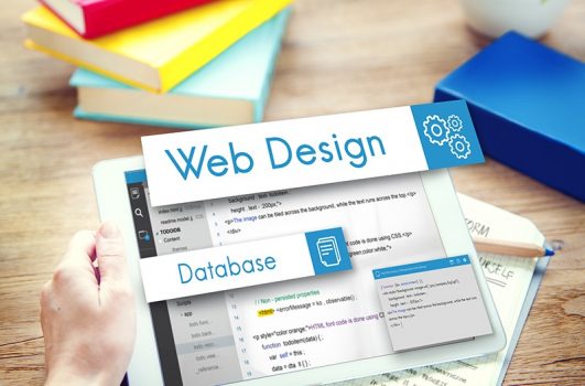 Web Design Website Coding Concept